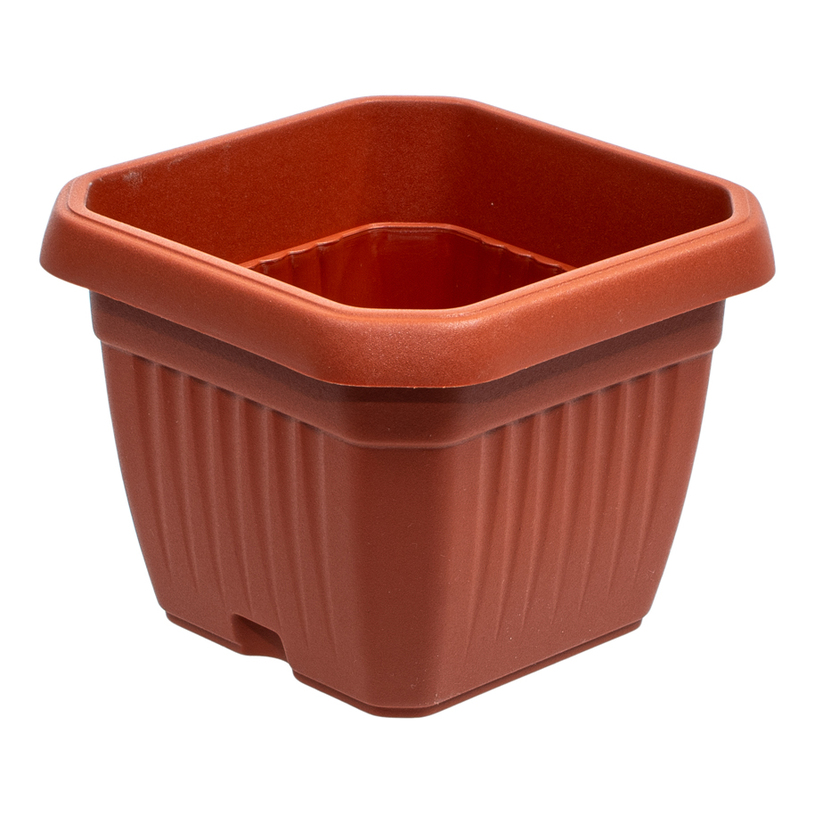 Саксия с подложка, GAIA, 12 см, теракота Саксия с подложка, GAIA, 12 см, теракота