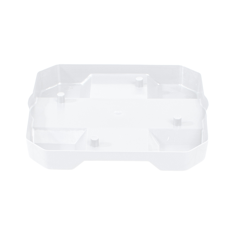 Саксия с подложка, GAIA, 20 см, бяла Саксия с подложка, GAIA, 20 см, бяла