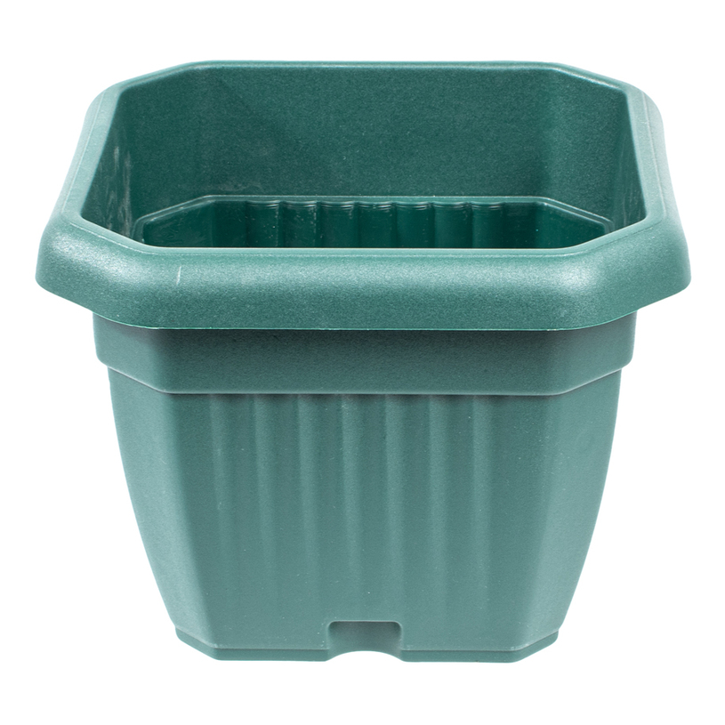 Саксия с подложка, GAIA, 20 см, зелена Саксия с подложка, GAIA, 20 см, зелена