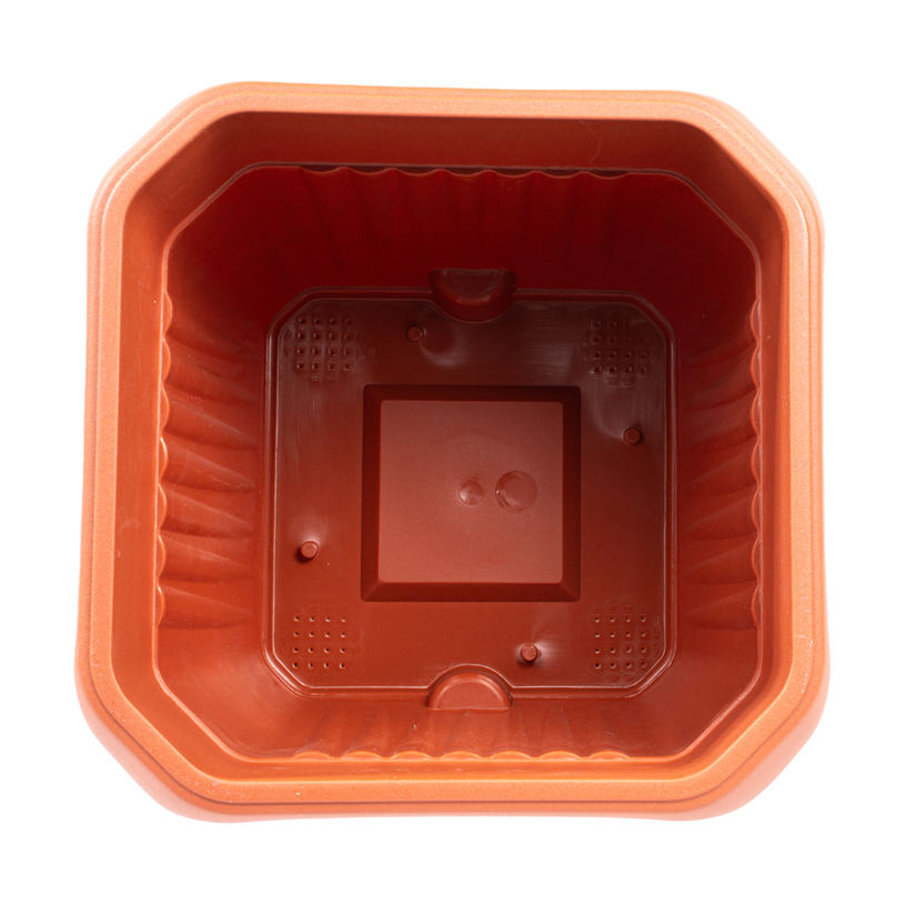 Саксия с подложка, GAIA, 25 см, теракота Саксия с подложка, GAIA, 25 см, теракота