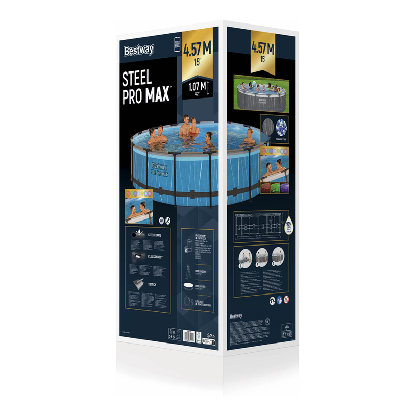 БАСЕЙН 457x107cm ФИЛ BESTW 561GD STEEL P БАСЕЙН 457x107cm ФИЛ BESTW 561GD STEEL P