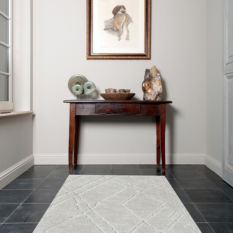 КИЛИМ МАСАИ РОМБОВЕ СИВ 80X150 СМ КИЛИМ МАСАИ РОМБОВЕ СИВ 80X150 СМ