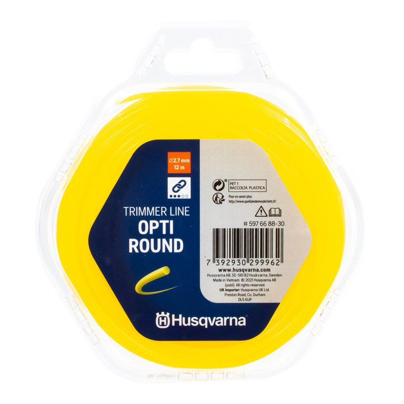 HUSQVARNA КОРДА OPTI ROUND ЖЪЛ.2.7MM 12M HUSQVARNA КОРДА OPTI ROUND ЖЪЛ.2.7MM 12M