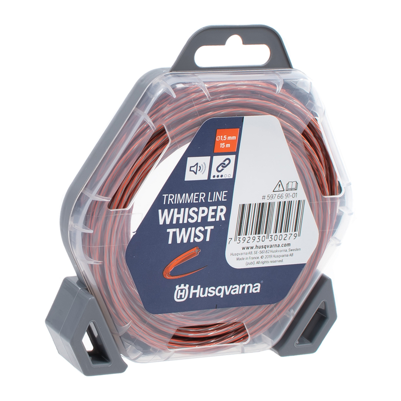 HUSQVARNA КОРДА WHISPER TWIST 1.5MM 15M HUSQVARNA КОРДА WHISPER TWIST 1.5MM 15M