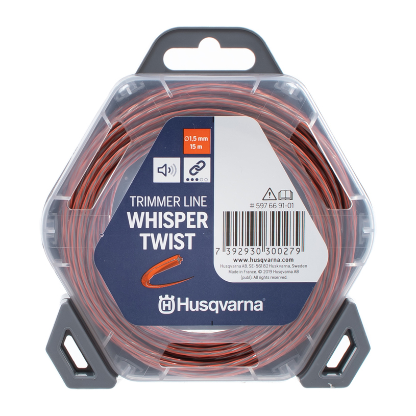HUSQVARNA КОРДА WHISPER TWIST 1.5MM 15M HUSQVARNA КОРДА WHISPER TWIST 1.5MM 15M