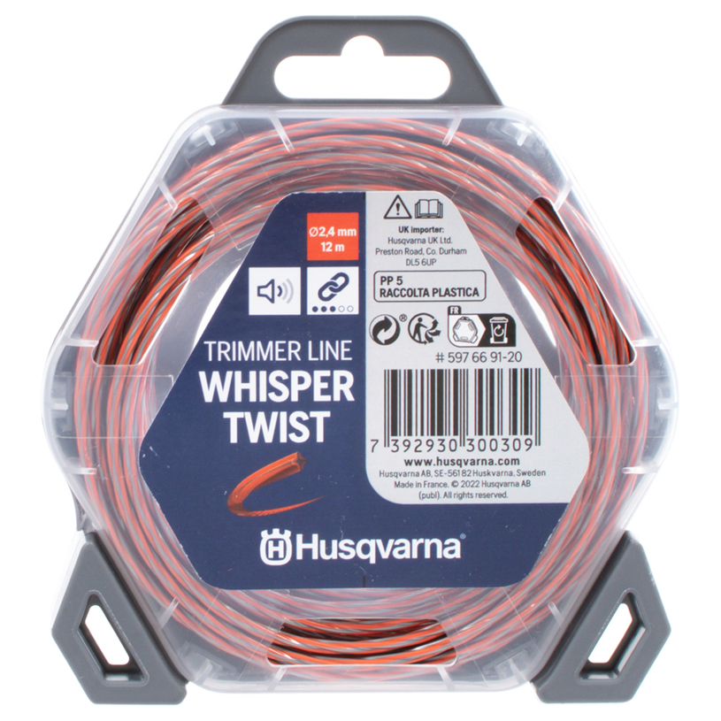 HUSQVARNA КОРДА WHISPER TWIST 2.4MM 12M HUSQVARNA КОРДА WHISPER TWIST 2.4MM 12M
