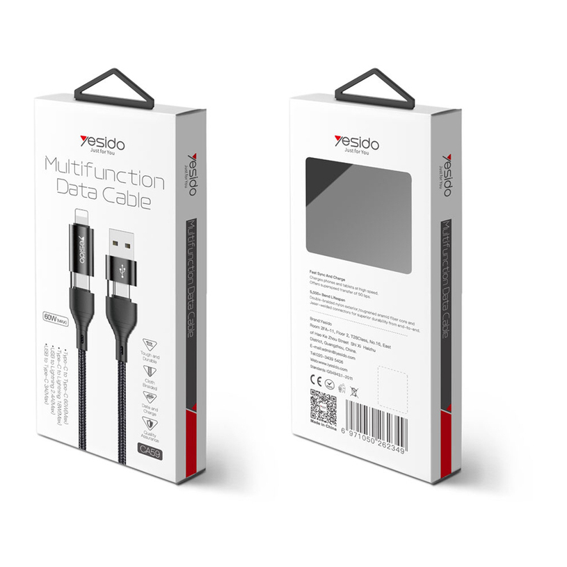 КАБЕЛ USB/USBC TYPE-C/IPHONE КАБЕЛ USB/USBC TYPE-C/IPHONE