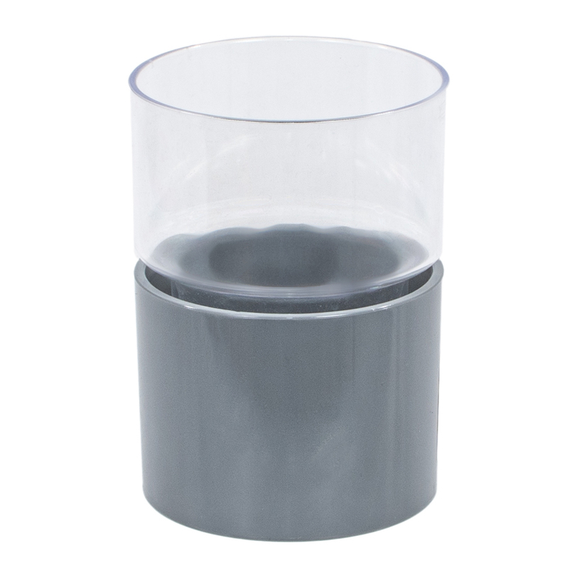 ПЛАСТМАСОВА САКСИЯ 8X10.5 CM СИВ ПЛАСТМАСОВА САКСИЯ 8X10.5 CM СИВ