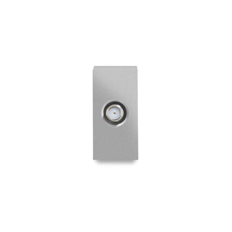 #РОЗЕТКА TV 1/2 МОДУЛ МЕХ. СИВ LUXON #РОЗЕТКА TV 1/2 МОДУЛ МЕХ. СИВ LUXON