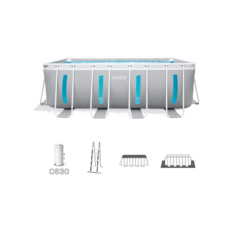 БАСЕЙН МЕТ РАМКА 400X200X122 CLEARVIE 2@ БАСЕЙН МЕТ РАМКА 400X200X122 CLEARVIE 2@