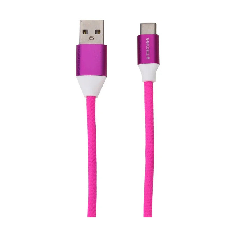 USB TYPE-C 1M 2А КАБЕЛ ЦВЯТ ДЪГА TEKMEE USB TYPE-C 1M 2А КАБЕЛ ЦВЯТ ДЪГА TEKMEE