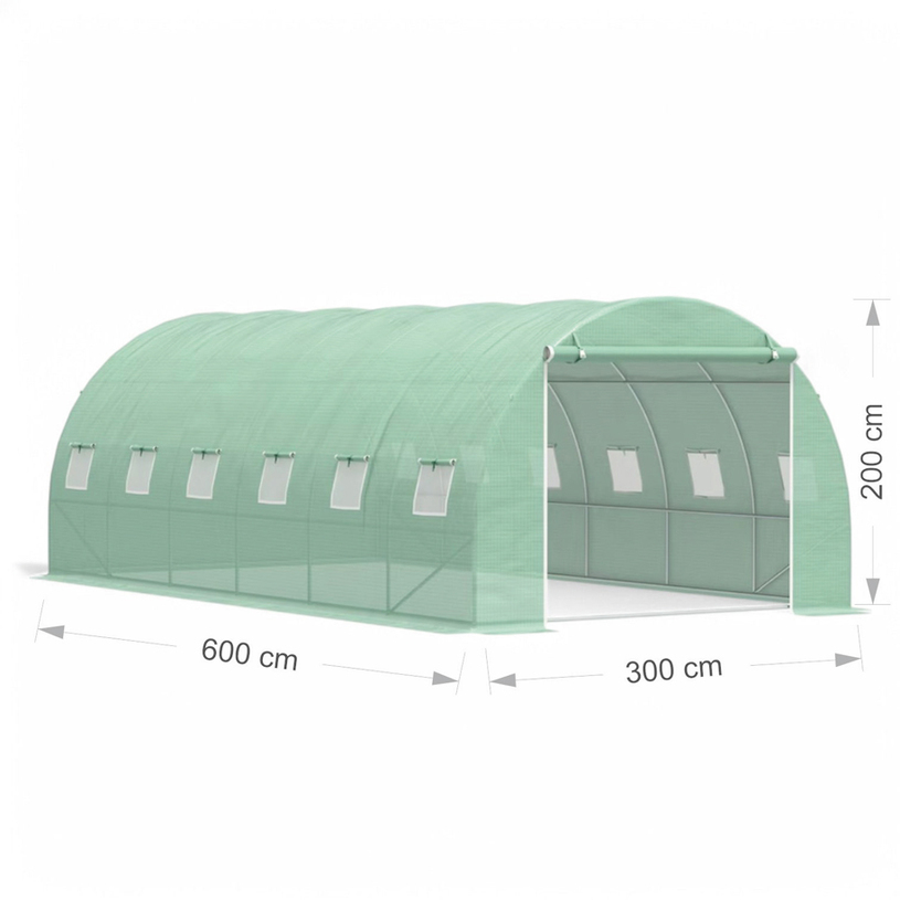 ПАРНИК PE 600x300х200cm HD-105 ПАРНИК PE 600x300х200cm HD-105