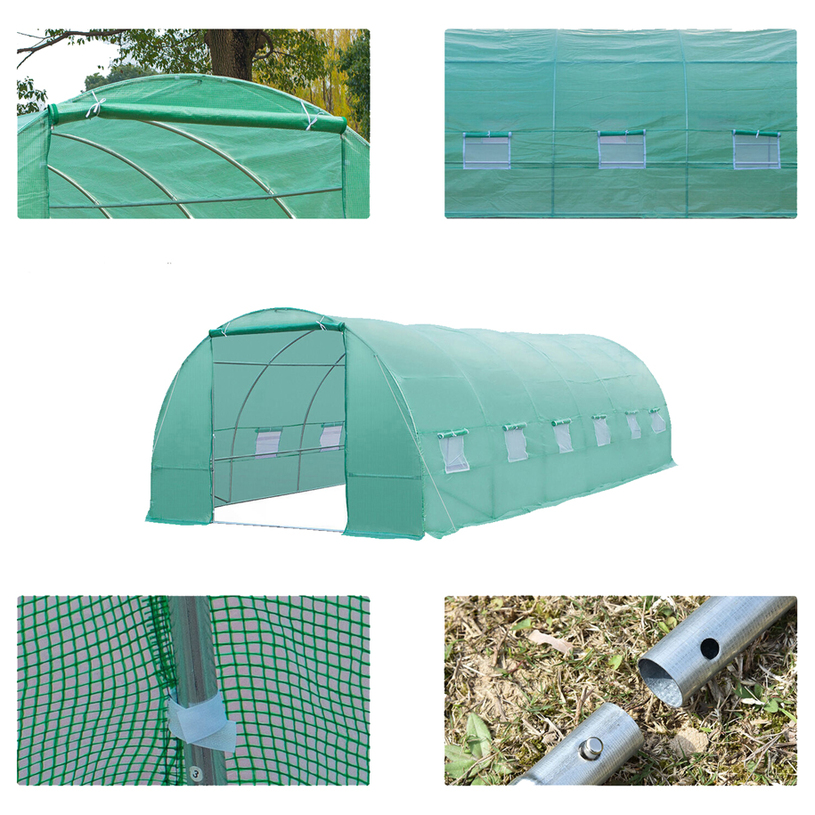 ПАРНИК PE 600x300х200cm HD-105 ПАРНИК PE 600x300х200cm HD-105