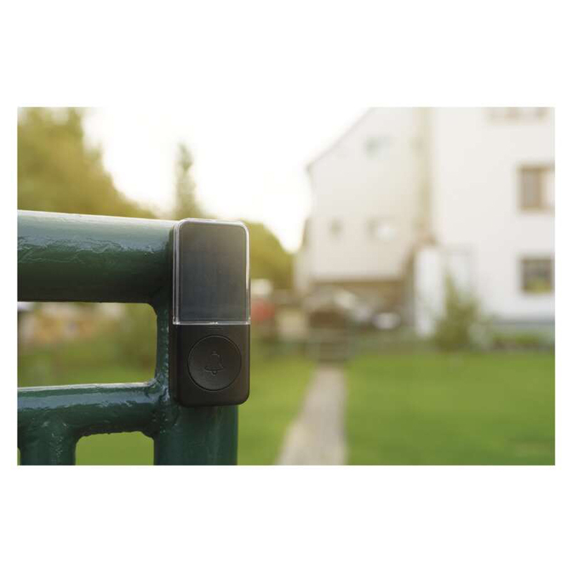 БЕЗЖИЧЕН ЗВЪНЕЦ 220V ЧЕРЕН КОМПАКТЕН БЕЗЖИЧЕН ЗВЪНЕЦ 220V ЧЕРЕН КОМПАКТЕН