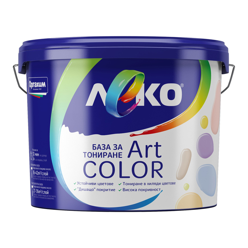 LEKO ART COLOR ИНТЕРИОРНА БАЗА 3 L LEKO ART COLOR ИНТЕРИОРНА БАЗА 3 L
