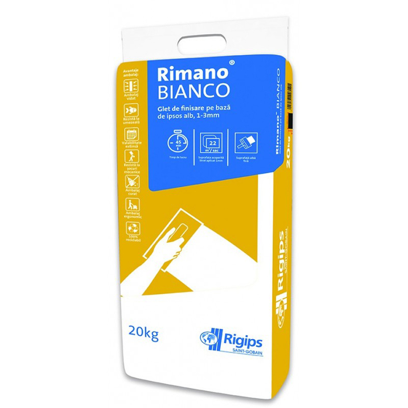 RIGIPS ГИПС. ШПАКЛ. ОТ 1 ДО 5MM 20KG RIGIPS ГИПС. ШПАКЛ. ОТ 1 ДО 5MM 20KG