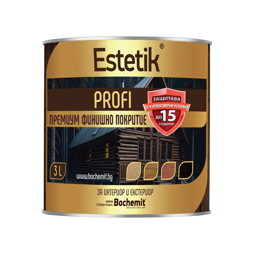 ESTETIK PROFI 15+ ИМПРЕГНАНТ ОРЕХ 3 L ESTETIK PROFI 15+ ИМПРЕГНАНТ ОРЕХ 3 L