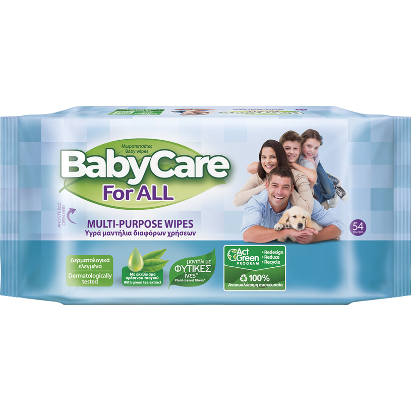 МОКРИ КЪРПИ FOR ALL 54 БР BABYCARE МОКРИ КЪРПИ FOR ALL 54 БР BABYCARE