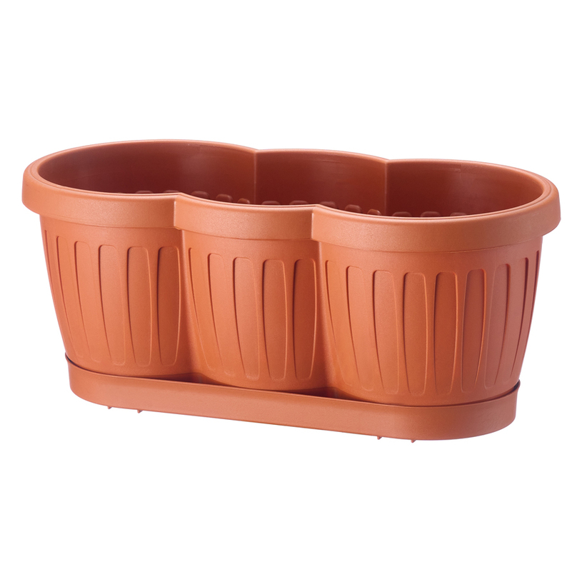 САНДЪЧЕ С ПОДЛ BEGONIA 40x19x16.5CM КЕР САНДЪЧЕ С ПОДЛ BEGONIA 40x19x16.5CM КЕР