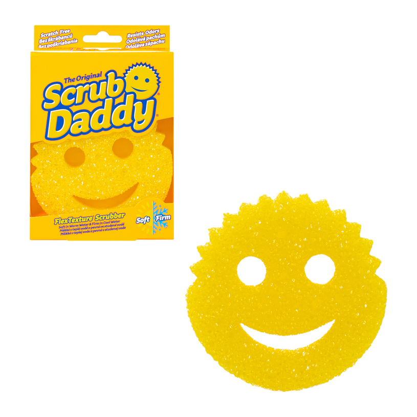 ДОМАКИНСКА ГЪБА SCRUB DADDY YELLOW ДОМАКИНСКА ГЪБА SCRUB DADDY YELLOW