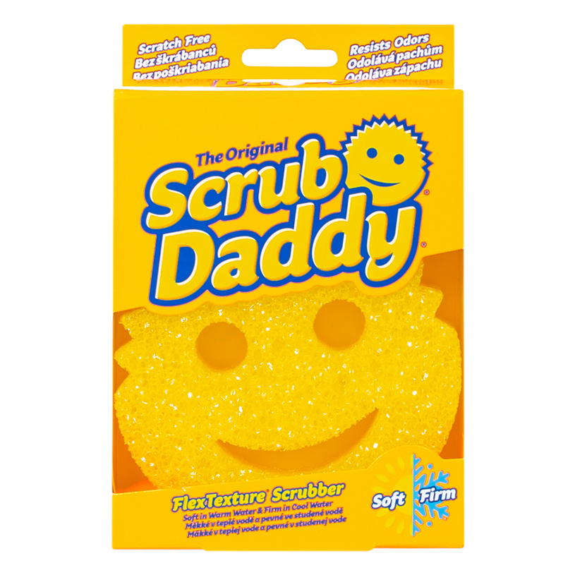ДОМАКИНСКА ГЪБА SCRUB DADDY YELLOW ДОМАКИНСКА ГЪБА SCRUB DADDY YELLOW