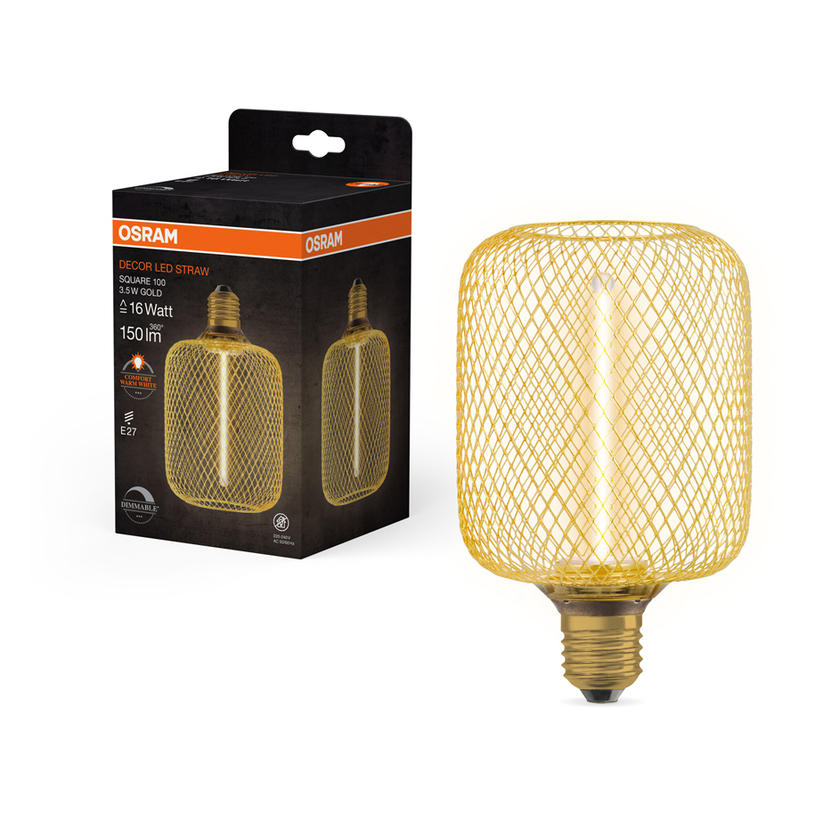 LED КР E27 3.5W 18K 150LM FIL GOLD OSRAM LED КР E27 3.5W 18K 150LM FIL GOLD OSRAM