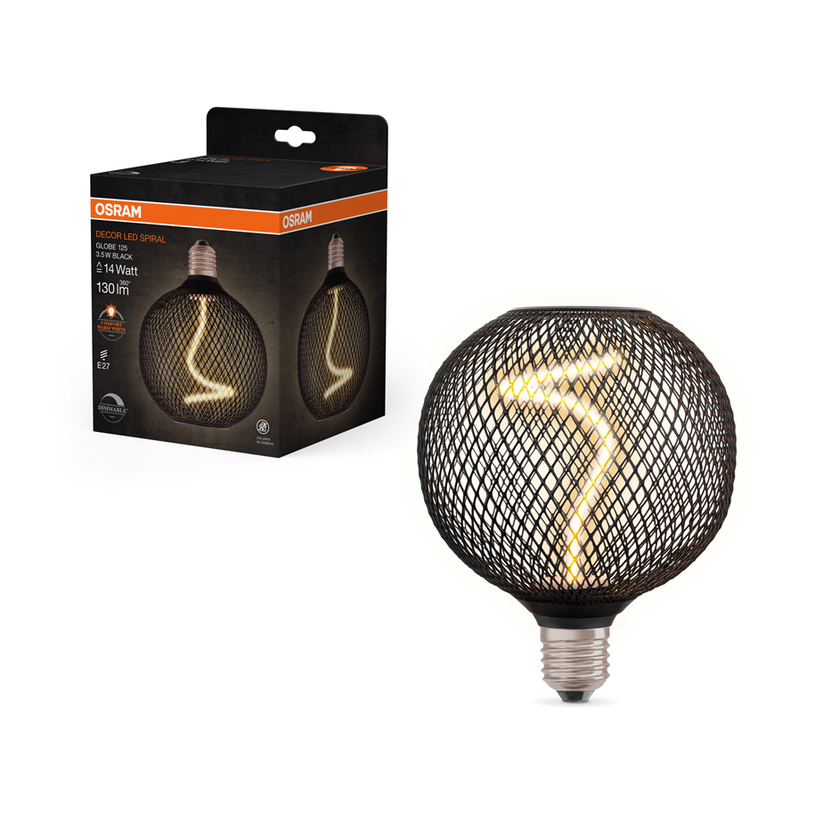 LED КР E27 3.5W 18K 130LM FIL BK OSRAM LED КР E27 3.5W 18K 130LM FIL BK OSRAM