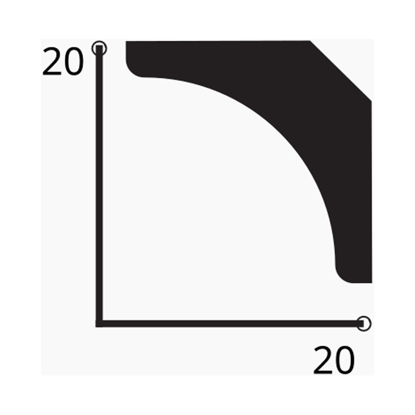 #HDPS КОРНИЗ DECOLUX AK-002 2Х2 CM/2 M #HDPS КОРНИЗ DECOLUX AK-002 2Х2 CM/2 M