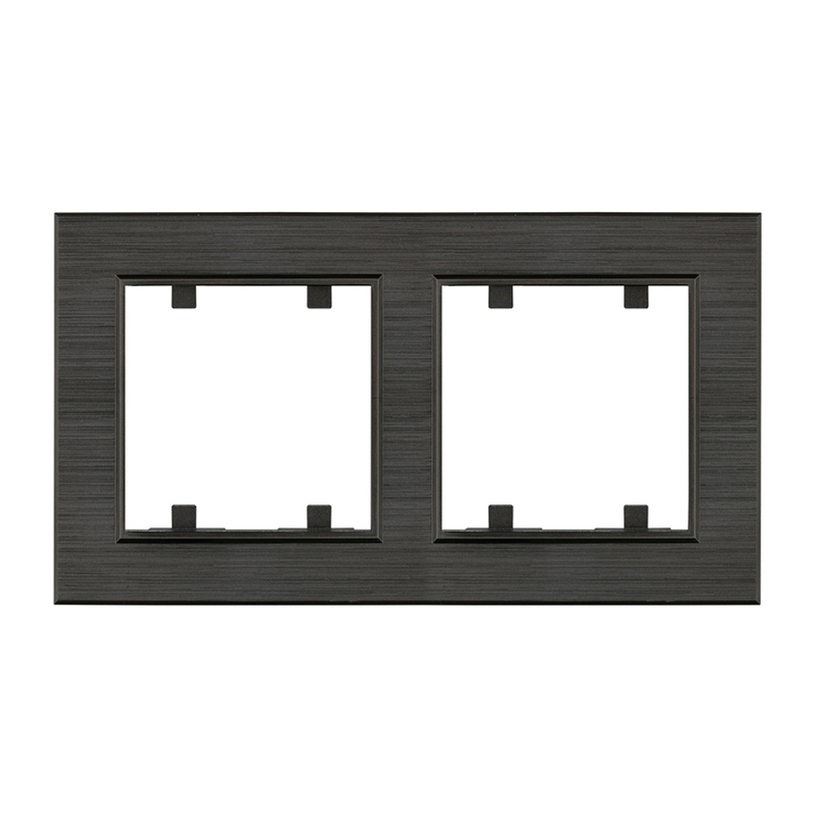 РАМКА ДВОЙНА ГРАФИТ KAREA LINE РАМКА ДВОЙНА ГРАФИТ KAREA LINE