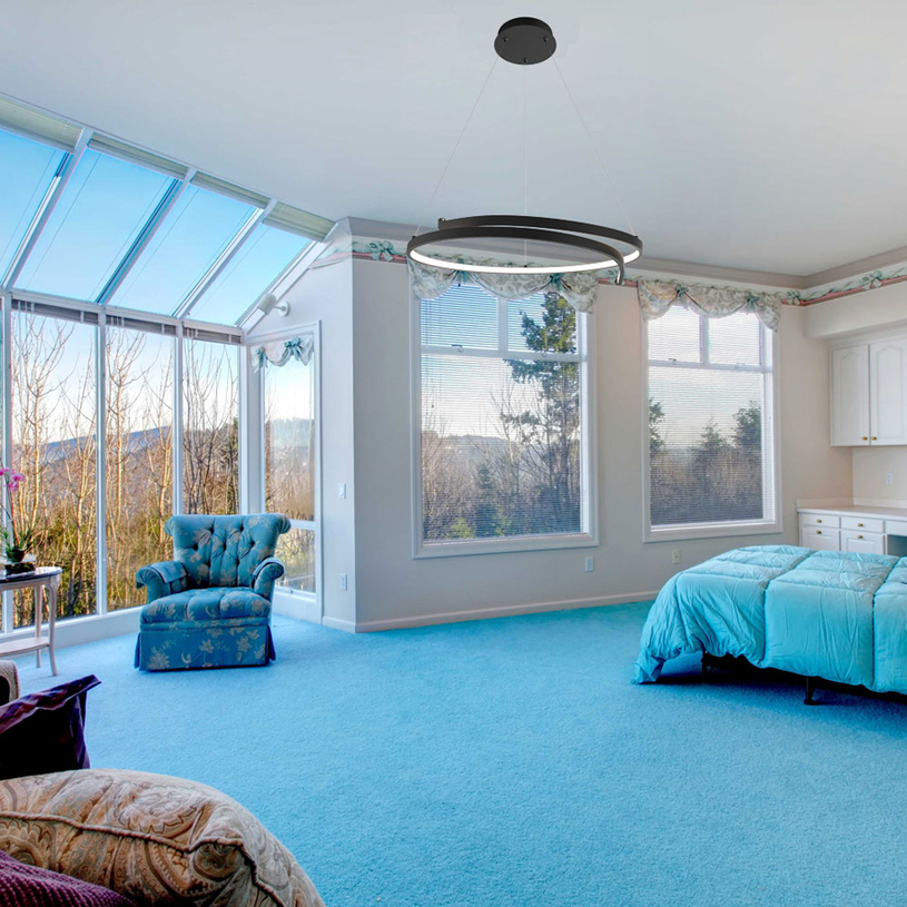 LED ПЕНДЕЛ 38W 3-6K ЧЕРЕН OMICRON VIVA LED ПЕНДЕЛ 38W 3-6K ЧЕРЕН OMICRON VIVA