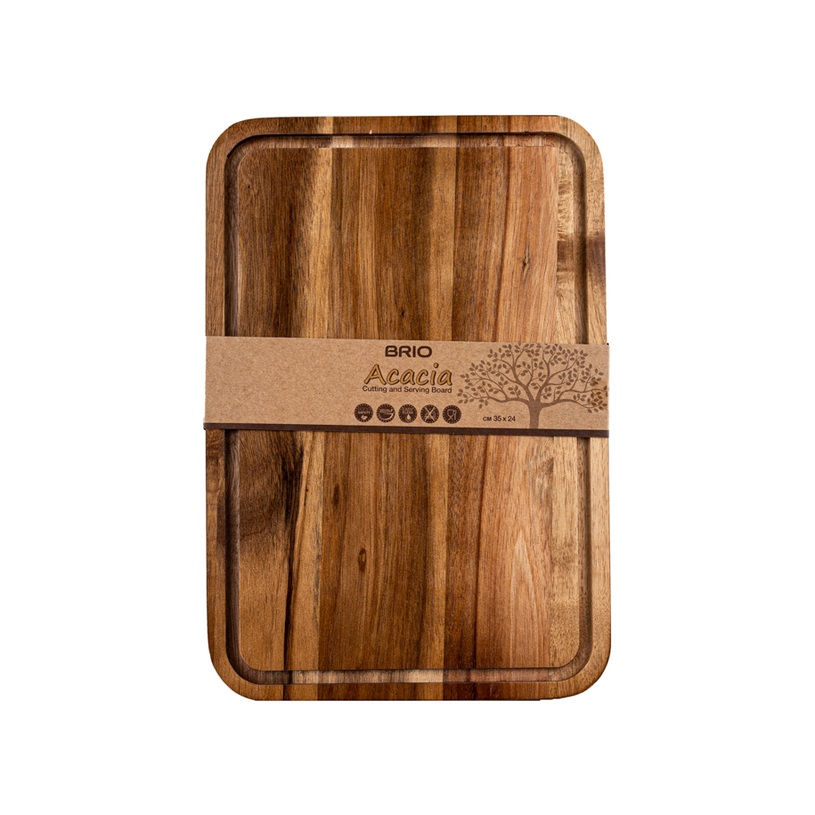 &ДЪСКА ЗА РЯЗАНЕ 35 X 24 X 1.4 СМ ACACIA &ДЪСКА ЗА РЯЗАНЕ 35 X 24 X 1.4 СМ ACACIA