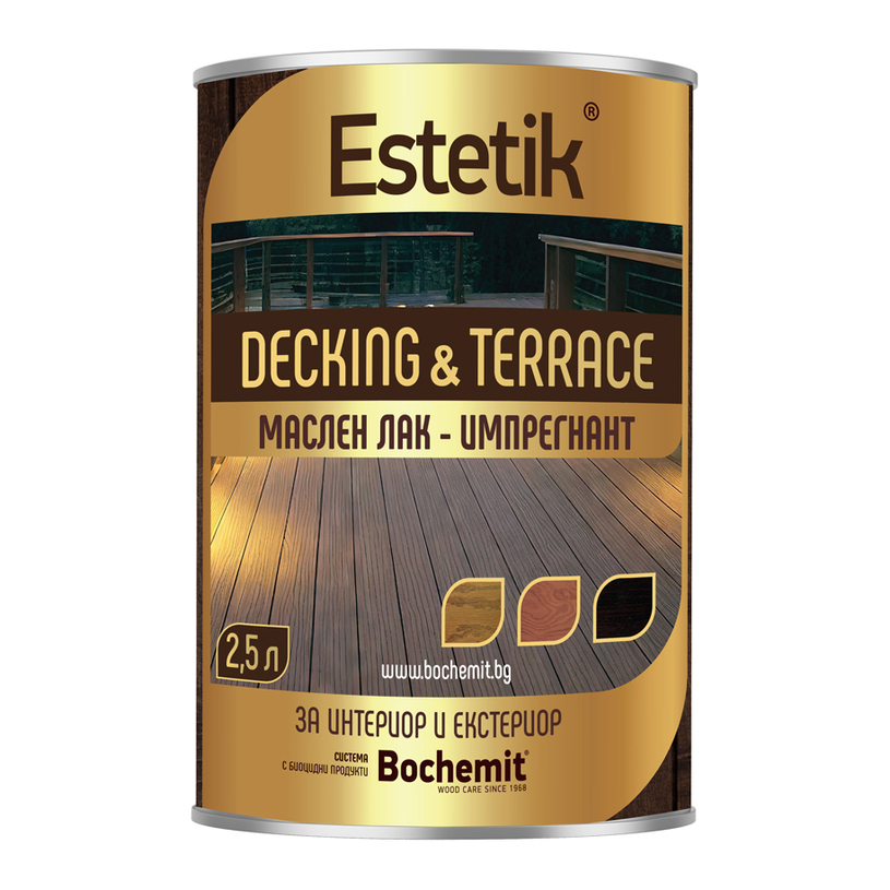 ESTETIK DECKING & ТERRACE ОРЕХ 2.5 L ESTETIK DECKING & ТERRACE ОРЕХ 2.5 L