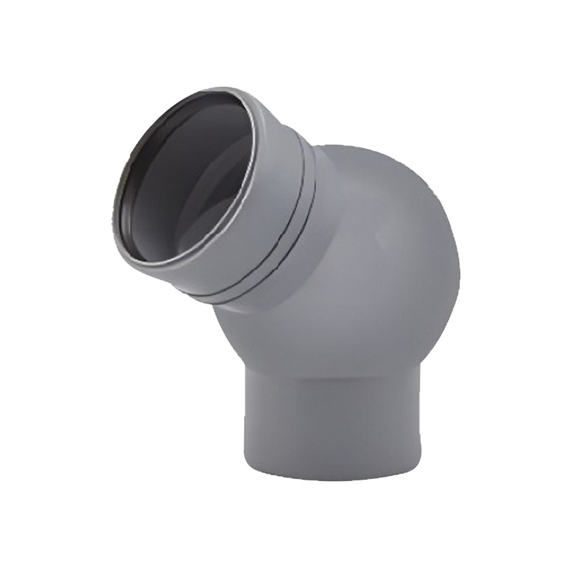 КОЛЯНО ЧУПЕЩО СИВО PVC Ф 110 КОЛЯНО ЧУПЕЩО СИВО PVC Ф 110