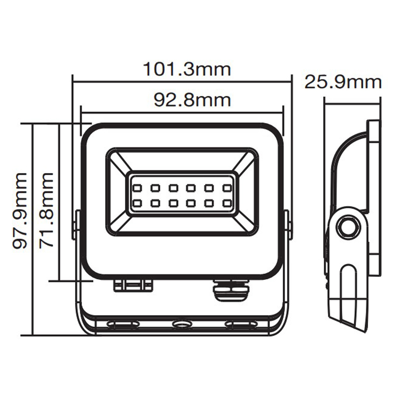 LED ПРОЖЕКТОР 10W 4K IP65 SAVA VITO LED ПРОЖЕКТОР 10W 4K IP65 SAVA VITO