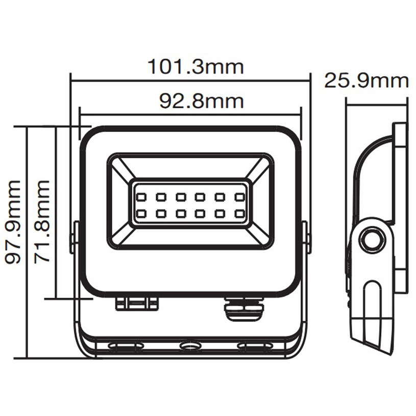 LED ПРОЖЕКТОР 10W 6K IP65 SAVA VITO LED ПРОЖЕКТОР 10W 6K IP65 SAVA VITO