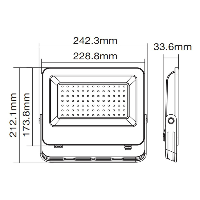 LED ПРОЖЕКТОР 100W 4K IP65 SAVA VITO LED ПРОЖЕКТОР 100W 4K IP65 SAVA VITO