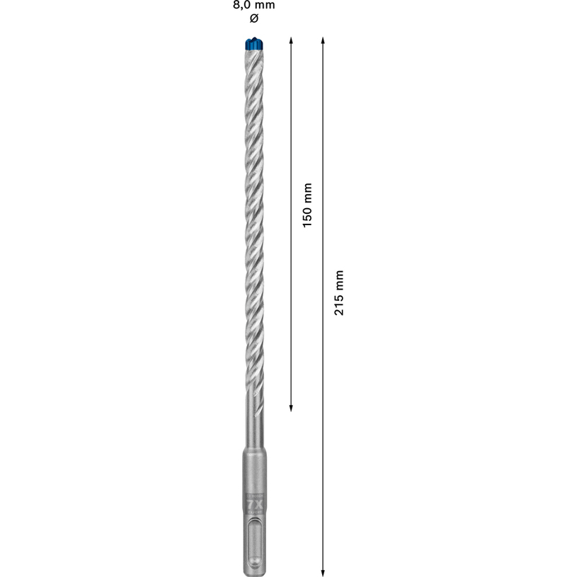 BOSCH EXPERT СВРЕДЛО SDS+ 7X 8X150X215 BOSCH EXPERT СВРЕДЛО SDS+ 7X 8X150X215