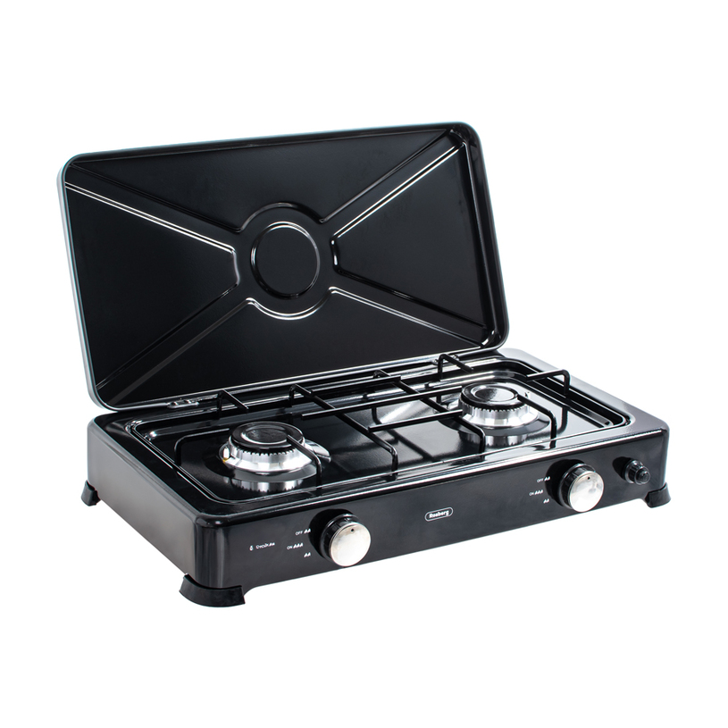 ГАЗ КОТЛОН ДВОЕН ROSBERG R51454E2 ЧЕРЕН ГАЗ КОТЛОН ДВОЕН ROSBERG R51454E2 ЧЕРЕН