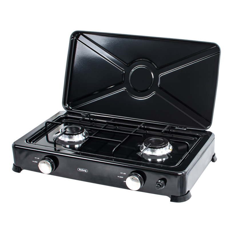 ГАЗ КОТЛОН ДВОЕН ROSBERG R51454E2 ЧЕРЕН ГАЗ КОТЛОН ДВОЕН ROSBERG R51454E2 ЧЕРЕН