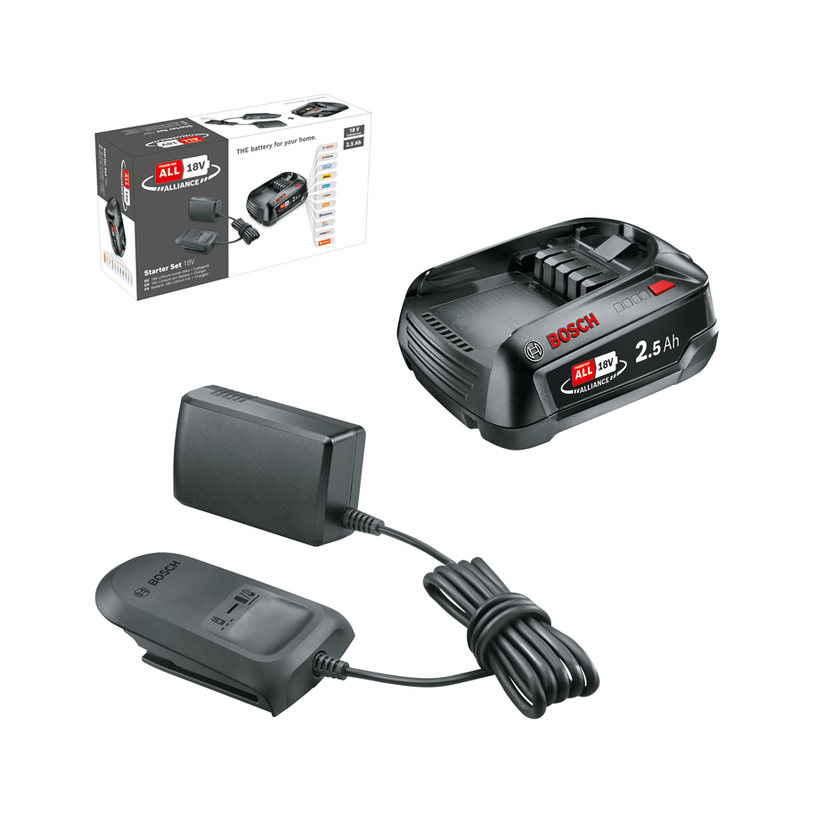 BOSCH СТАРТОВ КОМПЛЕКТ 18V/2.5AH+ AL 18V BOSCH СТАРТОВ КОМПЛЕКТ 18V/2.5AH+ AL 18V