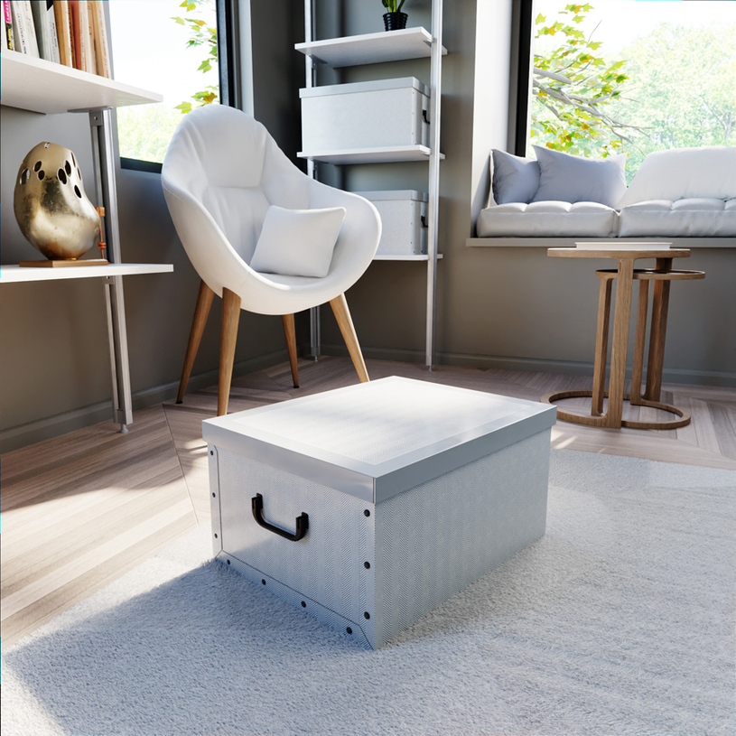 КУТИЯ ЗА СЪХРАНЕНИЕ 50X40X25СМ BOSTON КУТИЯ ЗА СЪХРАНЕНИЕ 50X40X25СМ BOSTON