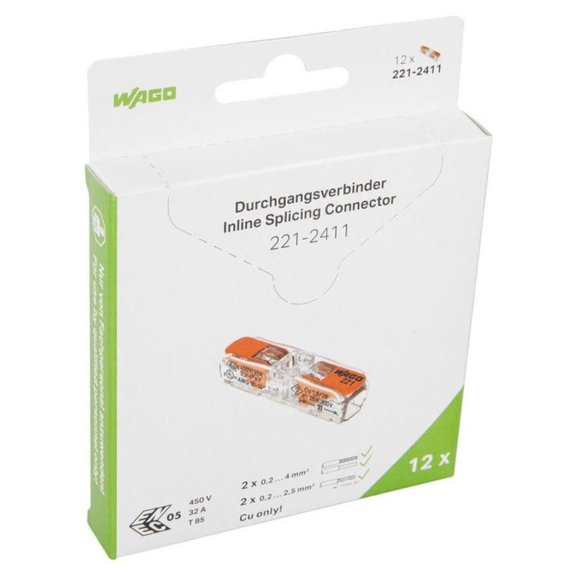 БЪРЗА КЛЕМА 2X0.2-4MM2 12 БРОЯ WAGO БЪРЗА КЛЕМА 2X0.2-4MM2 12 БРОЯ WAGO