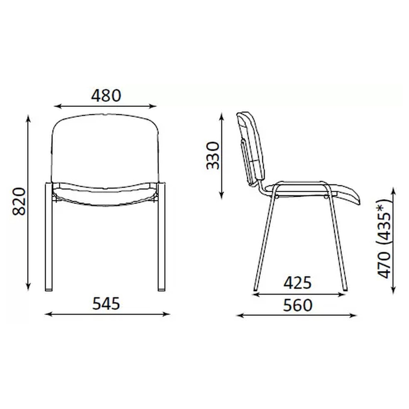 ПОСЕТИТЕЛСКИ СТОЛ ISO C-11 - ЧЕРЕН ПОСЕТИТЕЛСКИ СТОЛ ISO C-11 - ЧЕРЕН