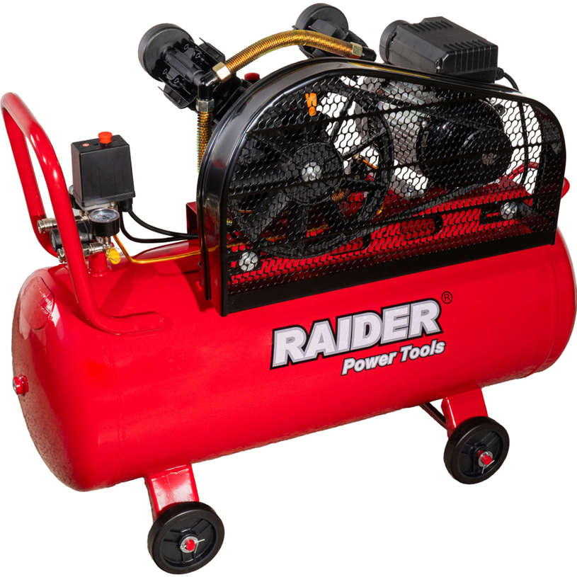 RAIDER КОМПР.100L 1.5KW РЕМЪК RD-AC17 RAIDER КОМПР.100L 1.5KW РЕМЪК RD-AC17