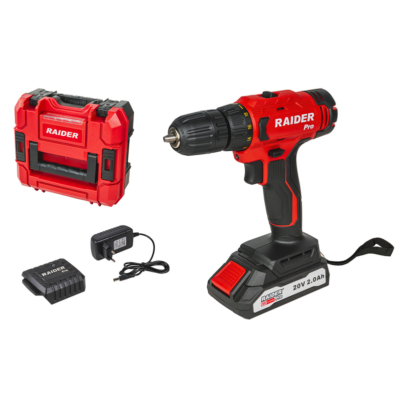 RAIDER PRO АКУМ.БОРМАШИНА RDP-SPCD20 Set RAIDER PRO АКУМ.БОРМАШИНА RDP-SPCD20 Set