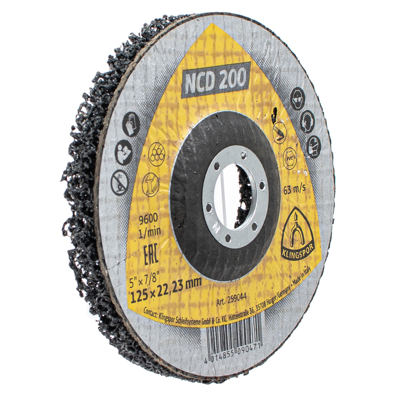 KLINGSPOR ПОЧИСТВ.ДИСК 125x22.23 NCD 200 KLINGSPOR ПОЧИСТВ.ДИСК 125x22.23 NCD 200