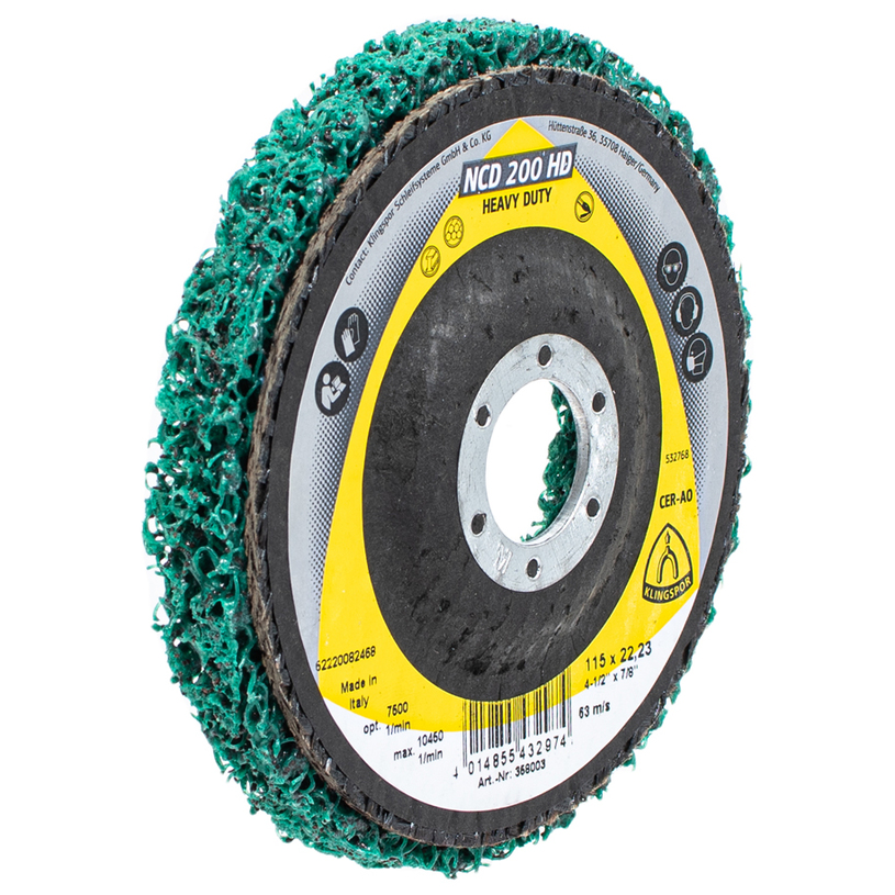 KLINGSPOR ПОЧИСТВ.ДИСК 115mm NCD 200 HD KLINGSPOR ПОЧИСТВ.ДИСК 115mm NCD 200 HD