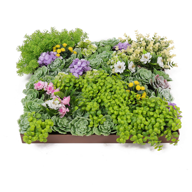 ДЕКОР ПЛОЧКИ ИЗК ОЗЕЛЕН 50x50cm сукулент ДЕКОР ПЛОЧКИ ИЗК ОЗЕЛЕН 50x50cm сукулент