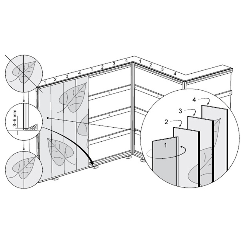PVC ЛАМПЕРИЯ VILO GOLD MARBLE 2.65 M2 PVC ЛАМПЕРИЯ VILO GOLD MARBLE 2.65 M2