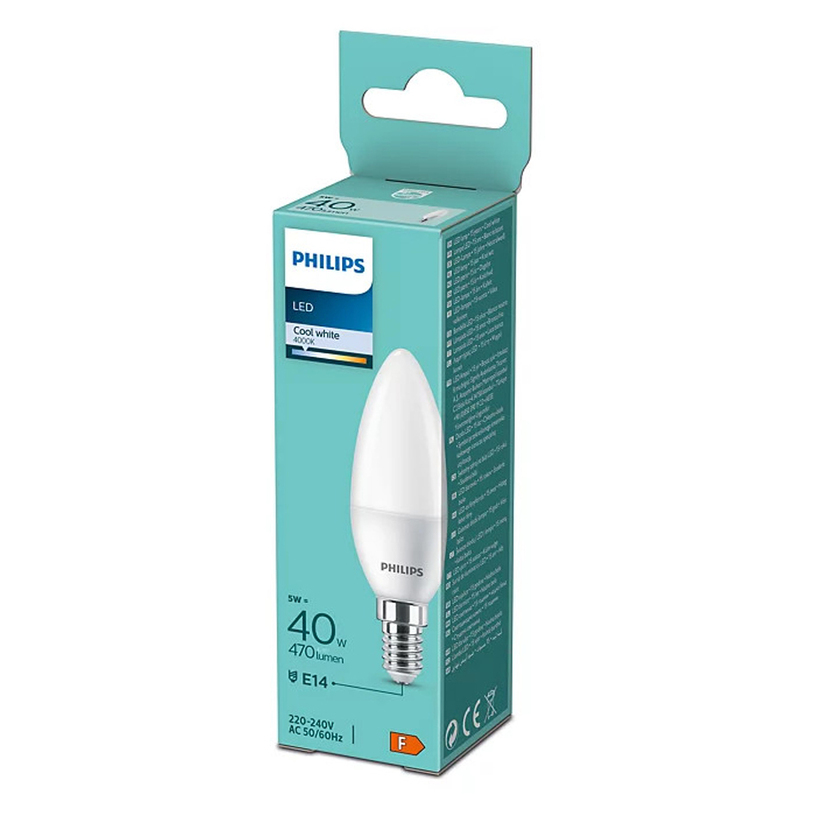 LED КР E14 4.9W 4000K СВЕЩ PHILIPS LED КР E14 4.9W 4000K СВЕЩ PHILIPS